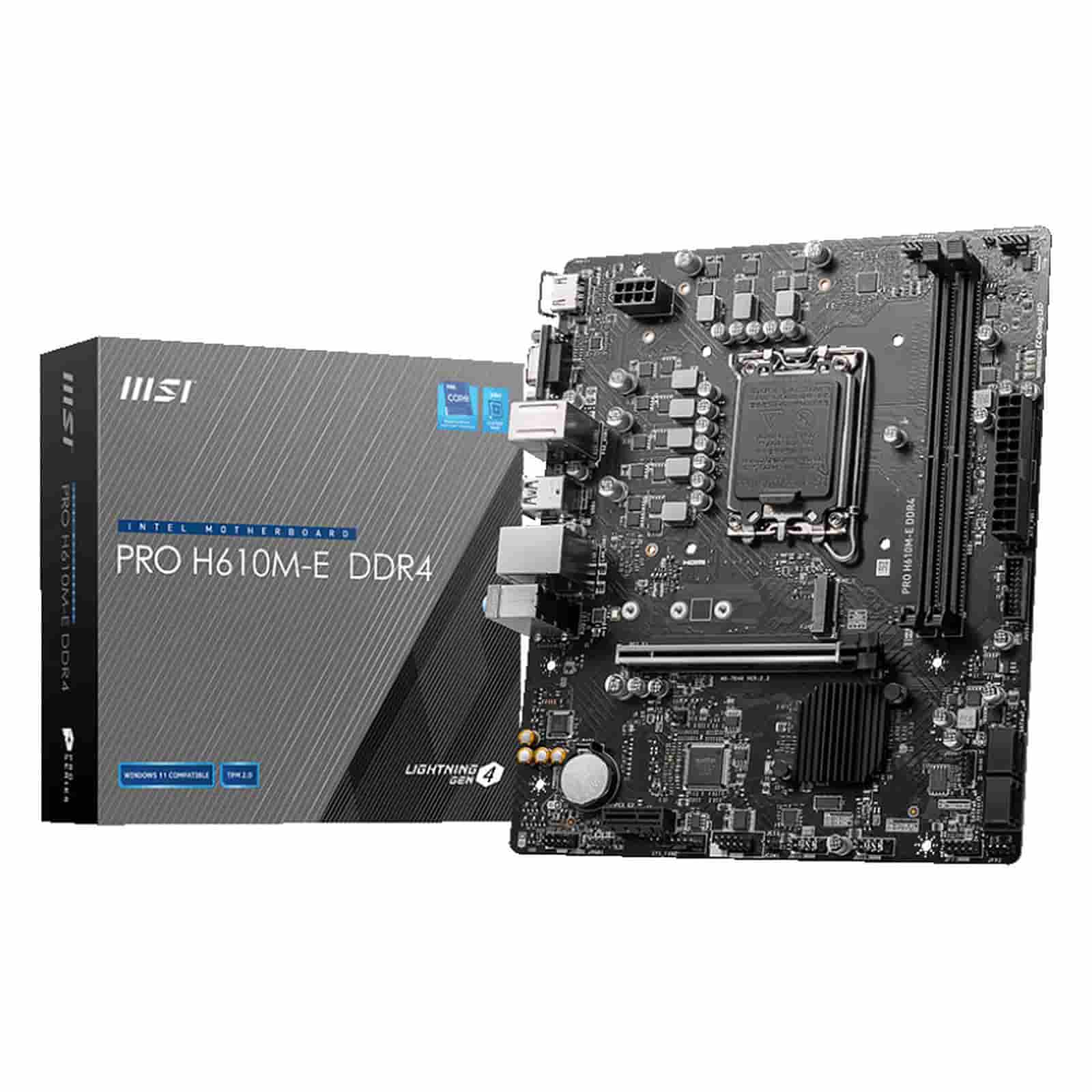 CM INTEL MSI PRO H610M-E DDR4